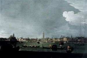 Venice, The Bacino Di San Marco by Giovanni Richter