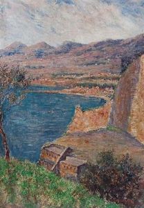 Italienische Kustenlandschaft by Guido Paul Richter