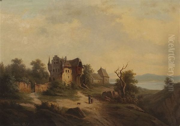 Landschaft Mit Burg - view 1