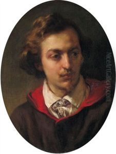 Bildnis Des Berliner Malers Wilhelm Amberg
