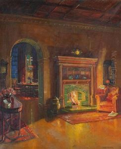 Room Interior by Herbert Davis Richter