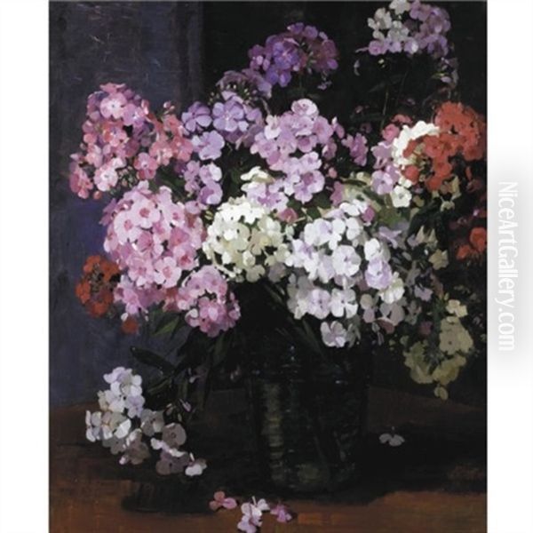 Still Life Of Geraniums - view 1