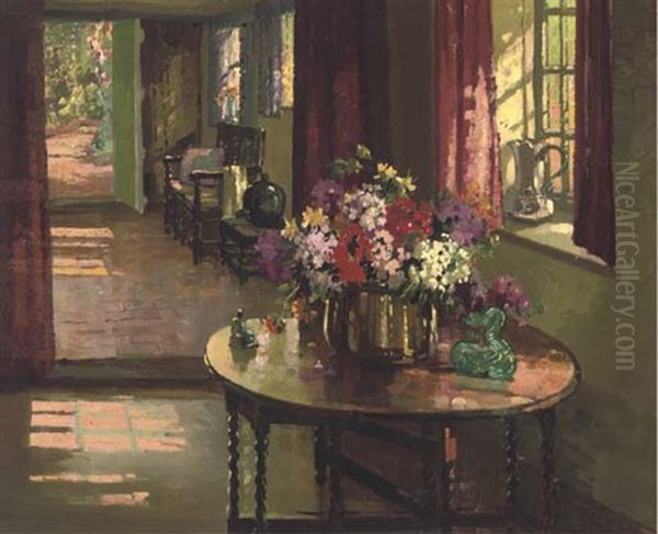 A Cottage Interior On A Summer's Day - view 1