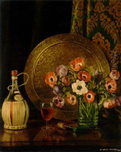 Still Life With Poppies And Wine - view 1