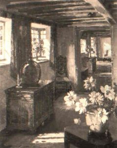 A Cottage Vista by Herbert Davis Richter