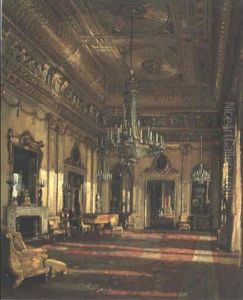 The White Drawing Room, Buckingham Palace by Herbert Davis Richter