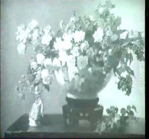 Polyanthea In A Chinese Bowl by Herbert Davis Richter