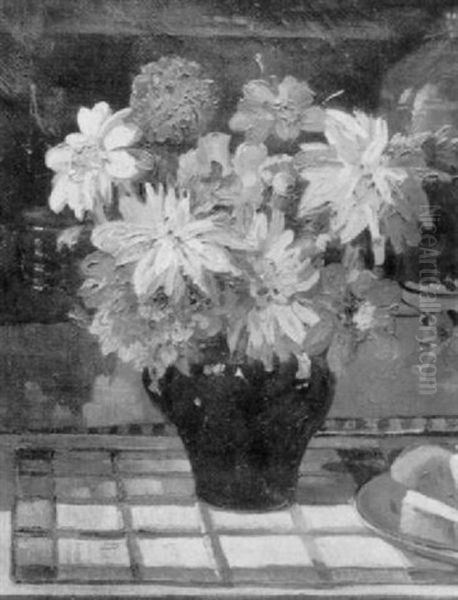 Still Life Of Flowers In A Vase - view 1