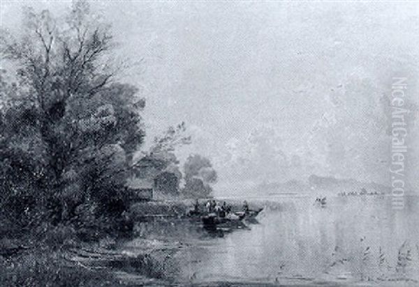Rowingboats On The Chiemsee - view 1