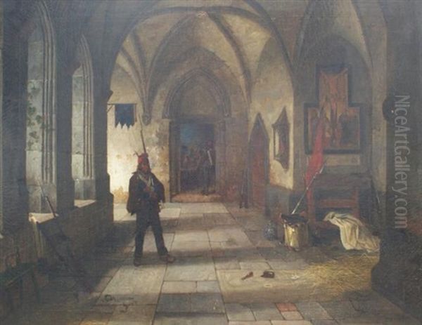 Soldiers In A Church - view 1