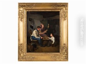 Domestic Scene by Wilhelm M. Richter