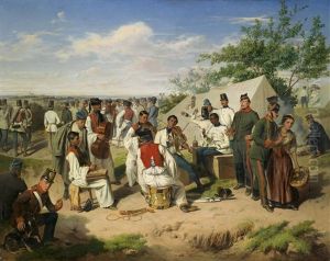 Osterreichisches Infanterielager In Der Lombardei