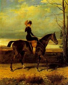 Kaiserin Elisabeth Von Osterreich Zu Pferd