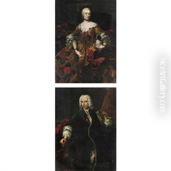 Ritratto Di Gentiluomo (+ Ritratto Di Gentildonna; Pair) - view 1