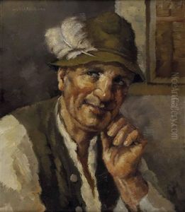Bildnis Eines Bauern by Hans Richter-Damm