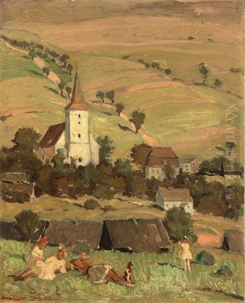 Madchen Auf Der Dorfwiese - view 1