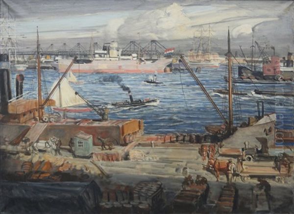 Bedrijvigheid In De Rotterdamse Haven - view 1