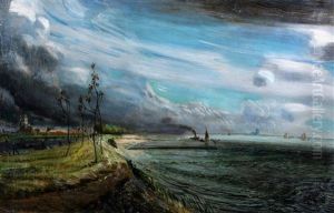 Merwede Bij Gorinchem by Marius Richters