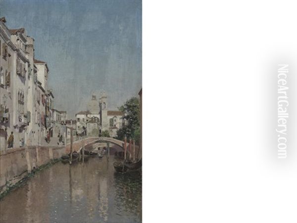 A Quiet Canal, Venice - view 1