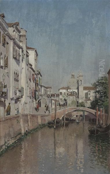 A Quiet Canal, Venice - view 1