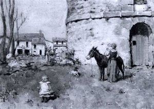 A Mule Ride by Martin Rico y Ortega