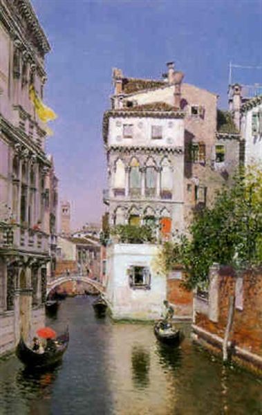 On A Venetian Canal - view 1