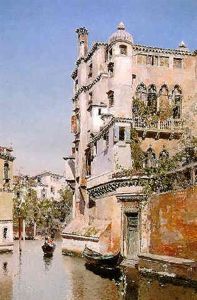 Rincon De Venecia by Martin Rico y Ortega