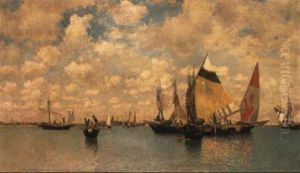 The Laguna, Venice by Martin Rico y Ortega