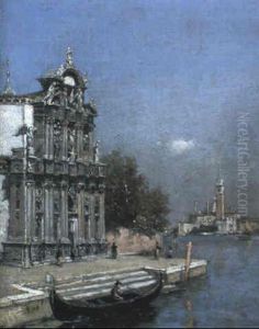 Paisaje De Venecia by Martin Rico y Ortega
