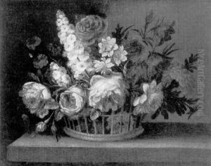 Bouquet De Fleurs Sur Un Entablement Bouquet De Fleurs Sur Un Entablement