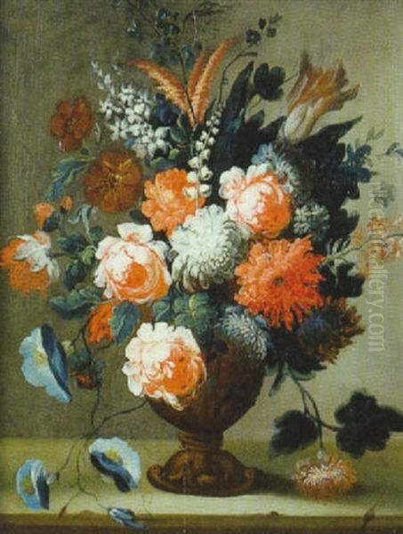 Bouquet De Fleurs Dans Un Vase - view 1