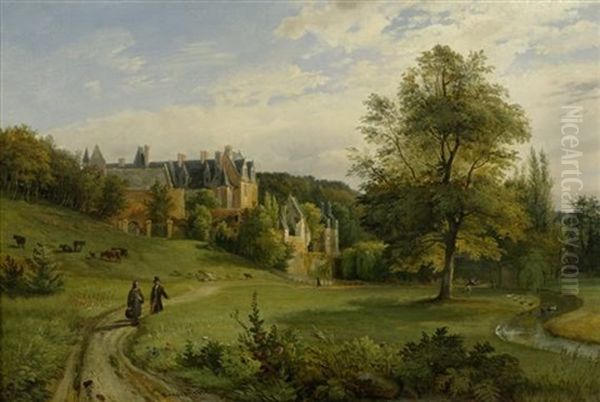 Landschaft Mit Schlossanlage - view 1