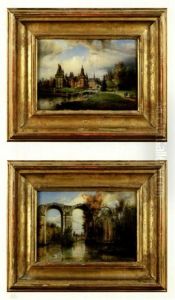 Vue Du Chateau De Maintenon (pair)