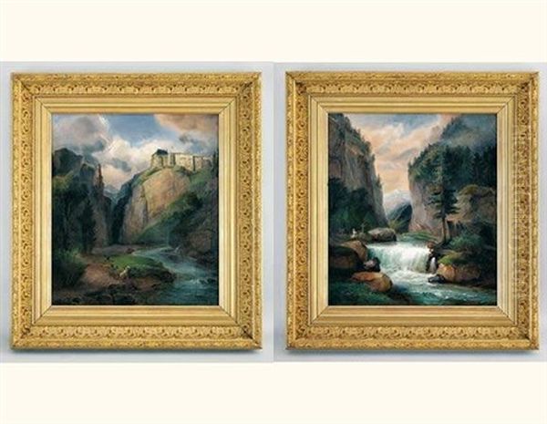 Paysage De Montagne (+ Torrent; Pair) - view 1