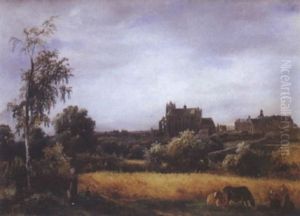 Vue De Beauvais by Francois Edme Ricois