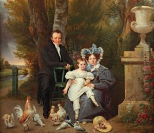 Famille Ketelaars-du Bois by Louis Ricquier