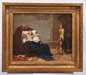 Interior Scene by Ernest Bordes