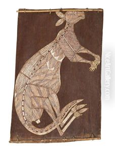 Totemic Kangaroo by Louis Marie Joseph Ridel