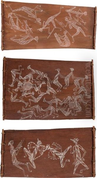 Ubar Ceremony (paintings 1, 2 And 3) - view 1