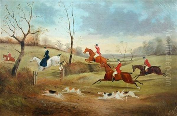 Hunting Scene (+ Another; Pair) - view 1