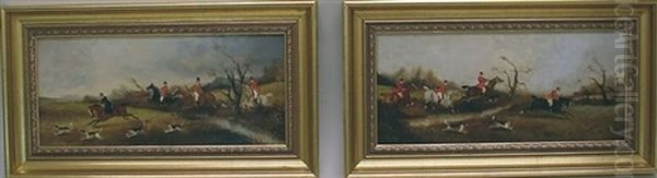 Hunting Scene (+ Another; Pair) - view 1