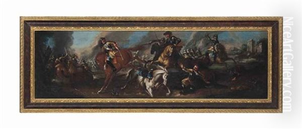 A Cavalry Skirmish - view 1
