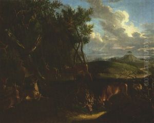 Hirsche Im Zweikampf Hirsche Im Zweikampf