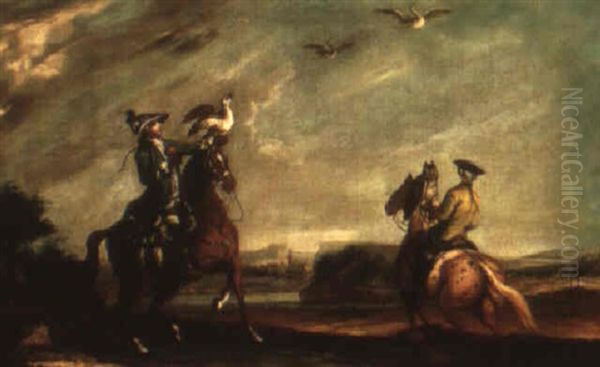 Landscape With A Hawking Party - view 1