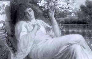 Portrait Of The Artist's Wife by Matthew White Ridley