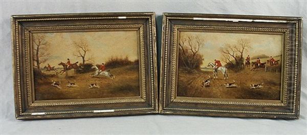 Hunt Scene (+ Another; Pair) - view 1