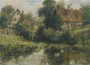 Landschaft Mit Teich Bei Schonfeld (weisig) Landschaft Mit Teich Bei Schonfeld (weisig)