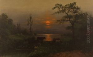 Summer Evening In Long Island by George Riecke