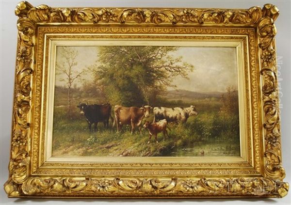 Cows Watering - view 1
