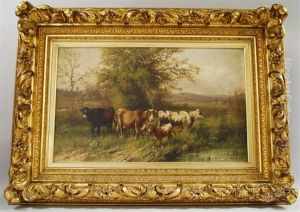 Cows Watering by George Riecke